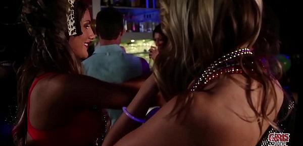  GIRLS GONE WILD - Teen Besties At The Club, Getting Frisky In The VIP Room